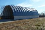 38'Wx80'Lx19'H wall mount quonset building